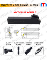 MVQNL/R -VNMG1604 Turning Holder vnmg MVQNL/R pack of 1