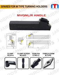 Thumbnail for MVQNL/R -VNMG1604 Turning Holder vnmg MVQNL/R pack of 1