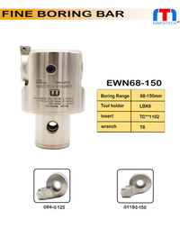 Thumbnail for EWN68-150 mm range fine boring head pack of 1