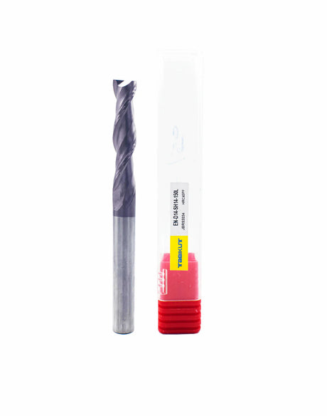 14MM Carbide endmill 2 flute 45hrc purple