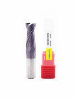 18MM Carbide endmill 100mm length 2 flute 45 hrc purple pack of 4pcs