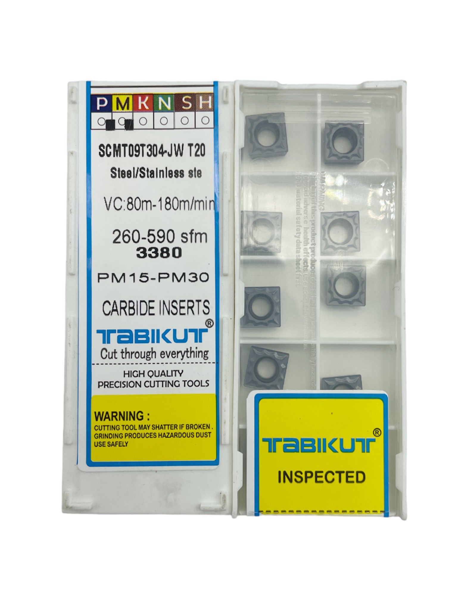 ICarbide Boring Head Carbide Inserts Set – 30pcs TBCT060104, TBCT090204, TBCT110304