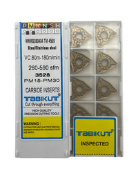 Thumbnail for WNMG080404 TM 4509 Chipbreaker Insert Steel Grade Of Tabikut Pack Of 10