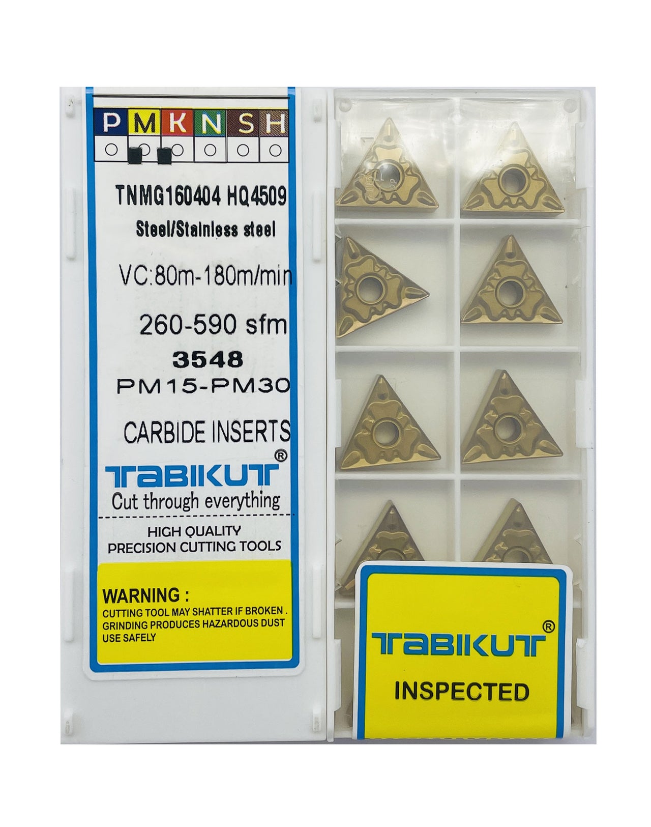 TNMG160404 HQ 4509 Insert Steel Grade Of Tabikut Pack Of 10