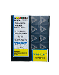 Thumbnail for TNMG160402/4 R/L S Profile TK45 Cermet insert for finishing pack of 10