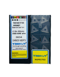 Thumbnail for TNMG160404/8 TS TK45 Cermet insert for finishing pack of 10