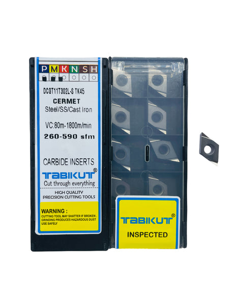 DCGT11T302/04 S PROFILE TK45 Cermet insert pack of 10