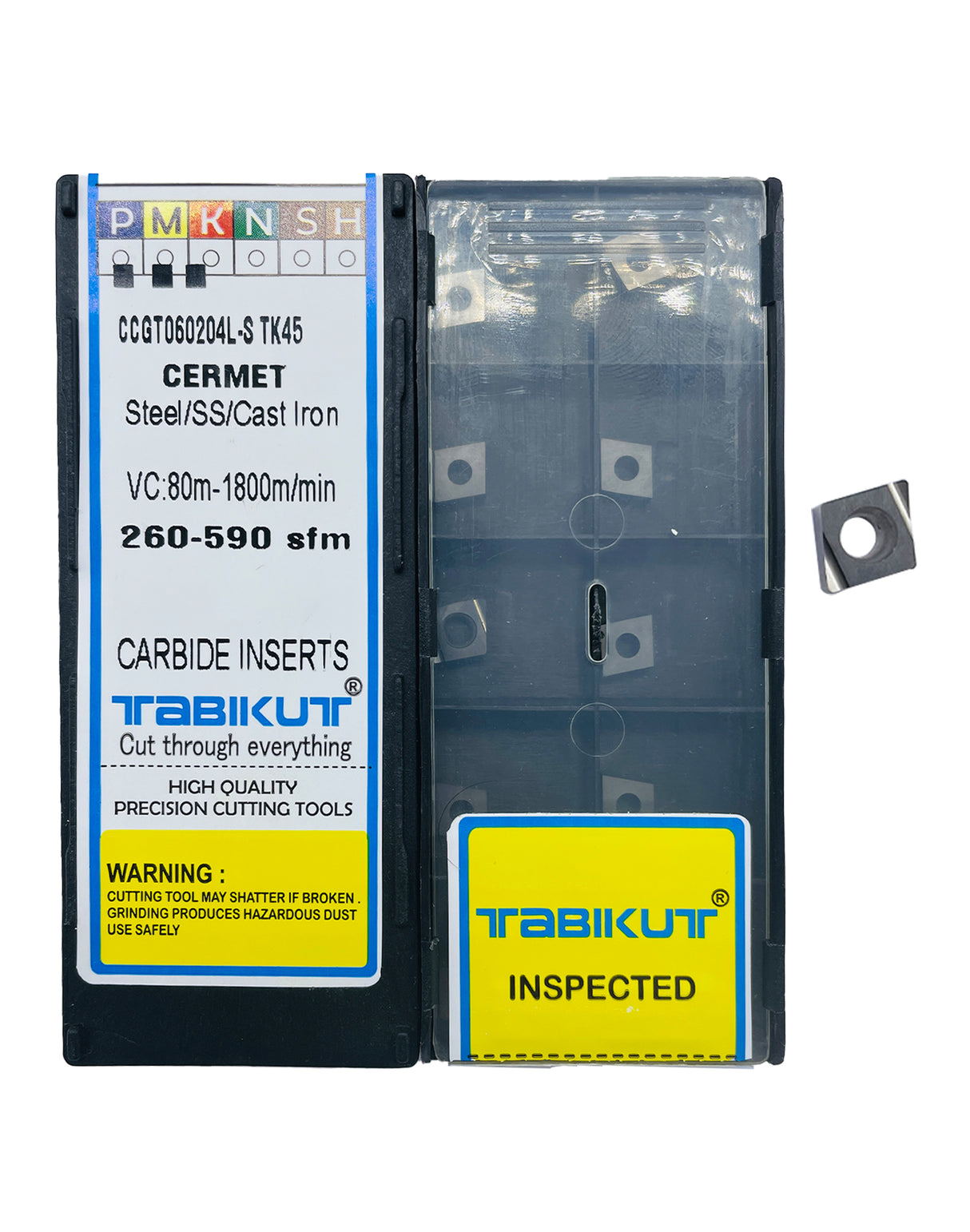 CCGT09T302/04 S PROFILE TK45 Cermet insert pack of 10