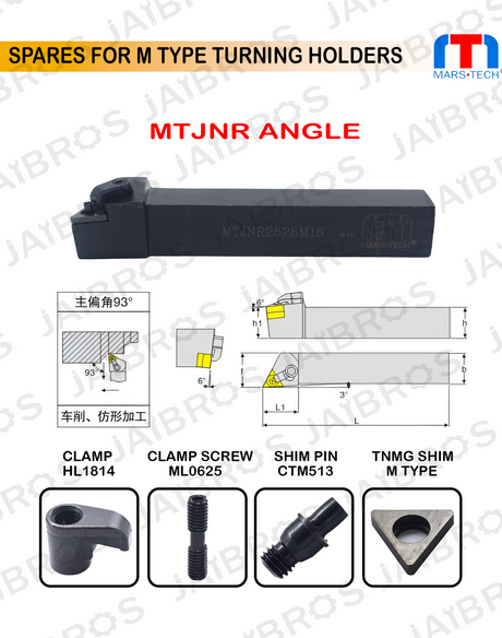 Turning Holder tnmg MTJNR/L pack of 1