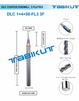 Flute Endmill DLC Coated