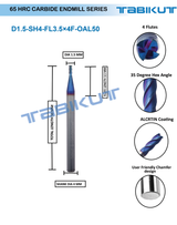 1.5mm Carbide Endmill