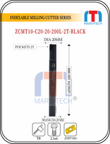 20mm Indexable Milling cutters ZCMT10