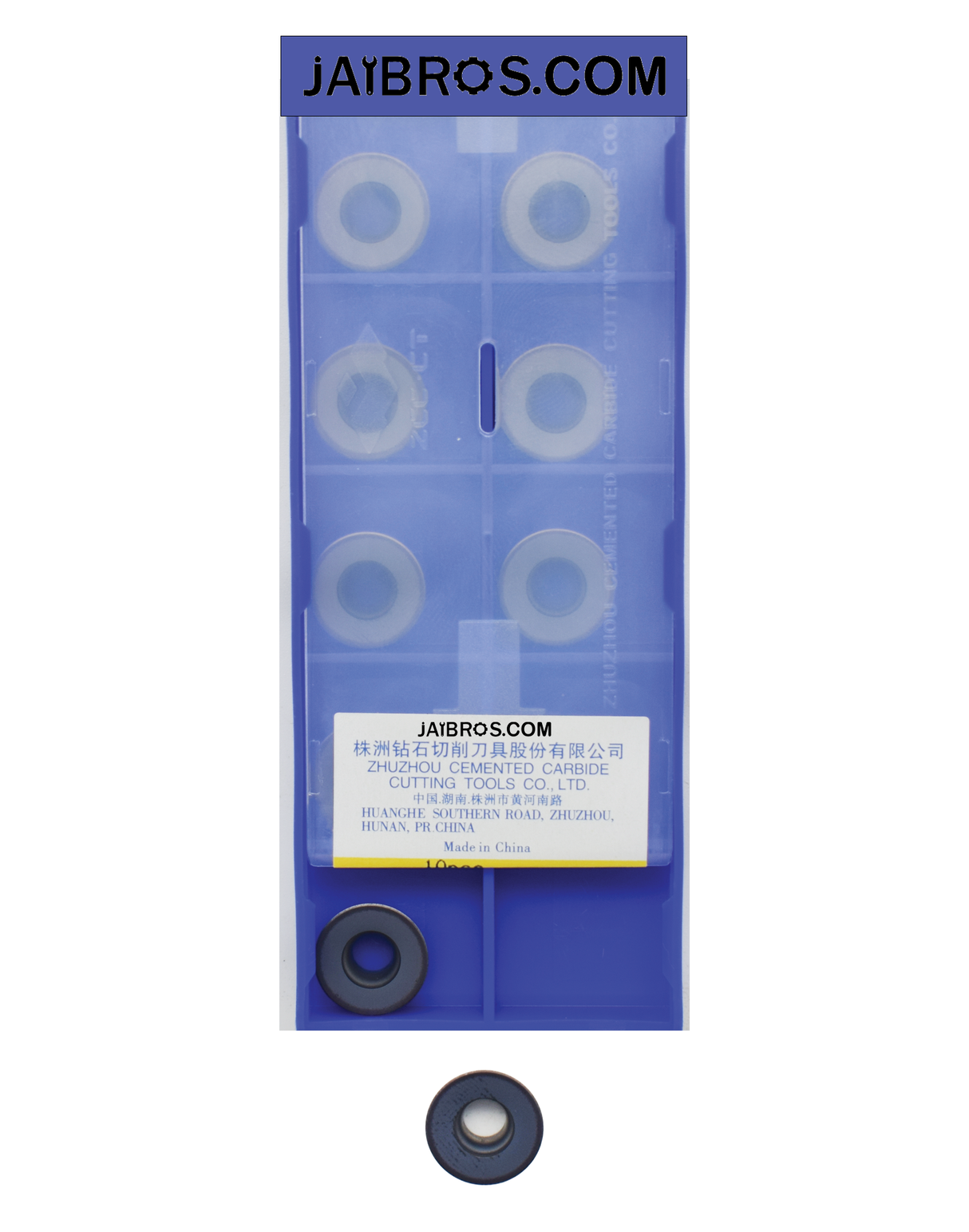ZCCCT R6 Carbide Insert RDKW1204 ybg202/205 pack of 10