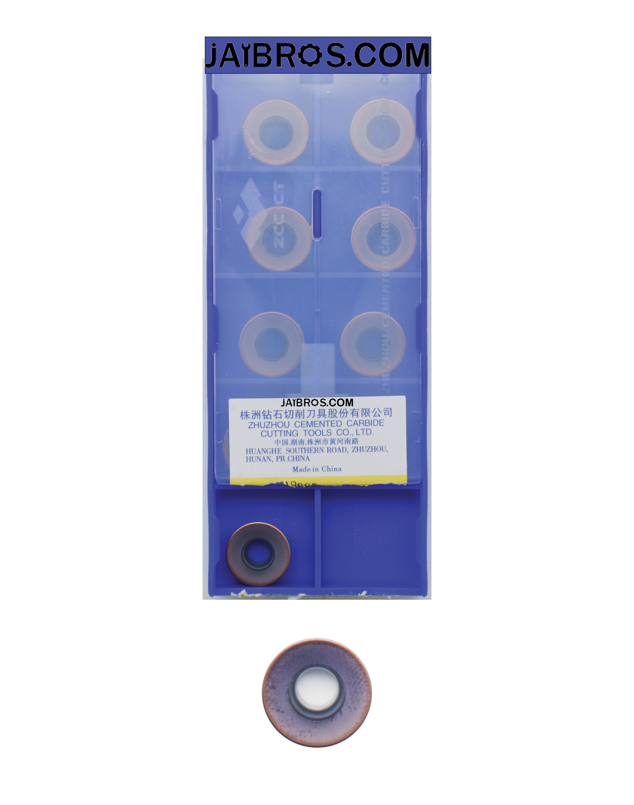 ZCCCT R6 Carbide Insert RDKW1204 ybg202/205 pack of 10