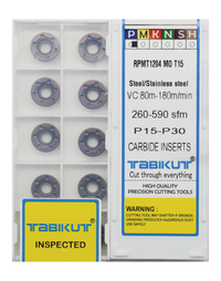 Thumbnail for TABIKUT R6 Carbide Insert RPMT1204 T15 Grade pack of 10