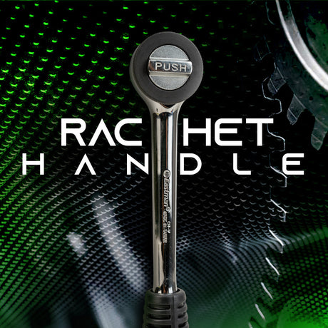 Round Head Ratchet Handle ,1/2 250mm ,Square Drive,E-2204