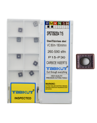 Thumbnail for SPGT T15 grade inserts multigrade for steel, stainless steel pack of 10