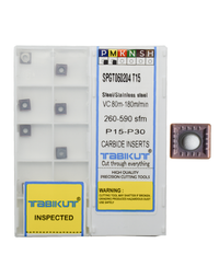 SPGT T15 grade inserts multigrade for steel, stainless steel pack of 1 ...