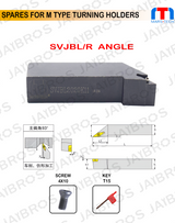 SVJBL/R-VBMT11T3 Turning Holder vbmt SVJBL/R pack of 1