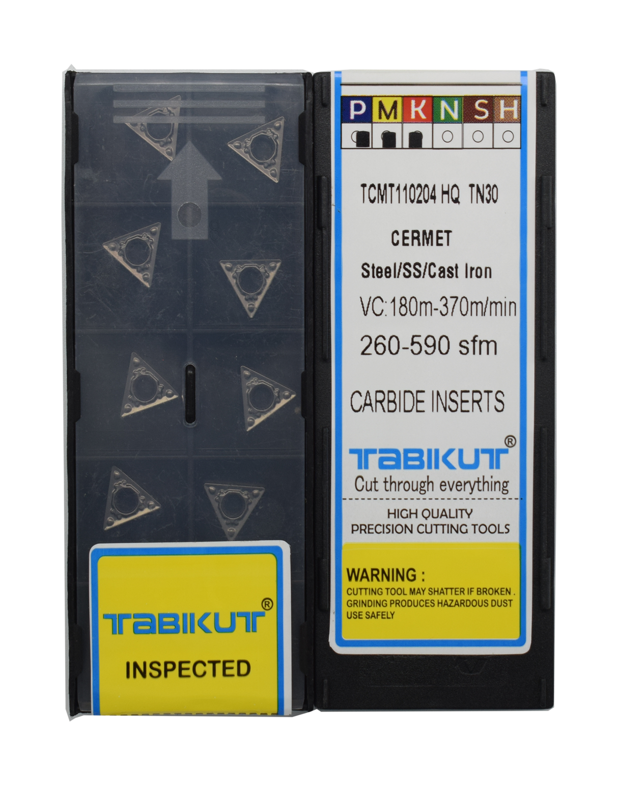 TCMT110204 HQ TN30Cermet insert pack of 10