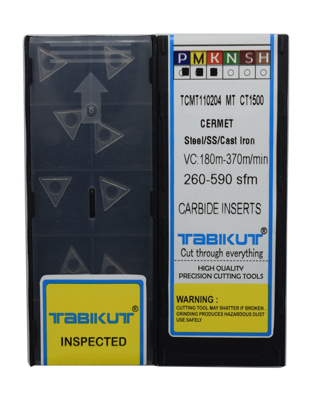TCMT110204 MT CT1500 Cermet insert pack of 10