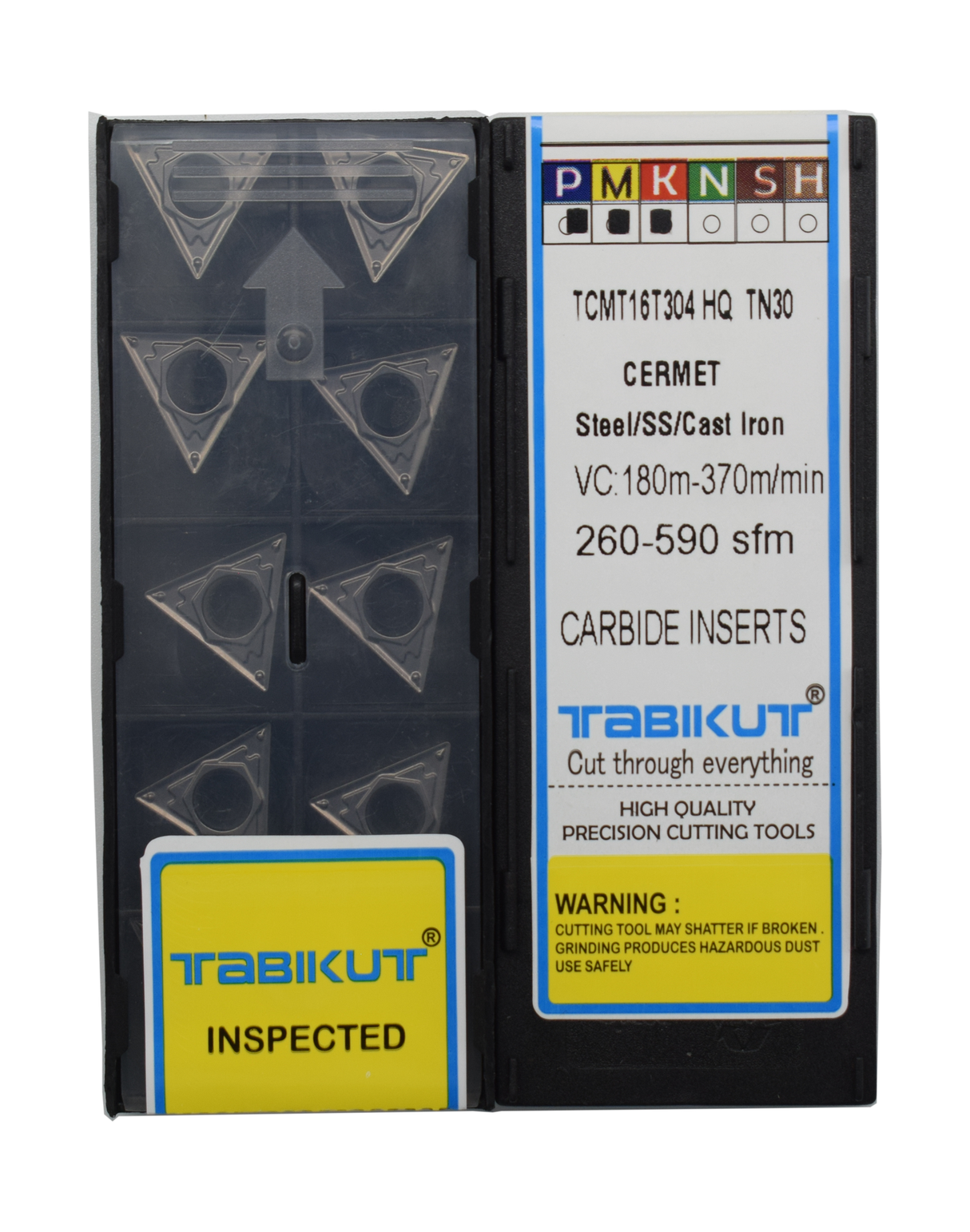 TCMT16T304 HQ TN30 Cermet insert pack of 10