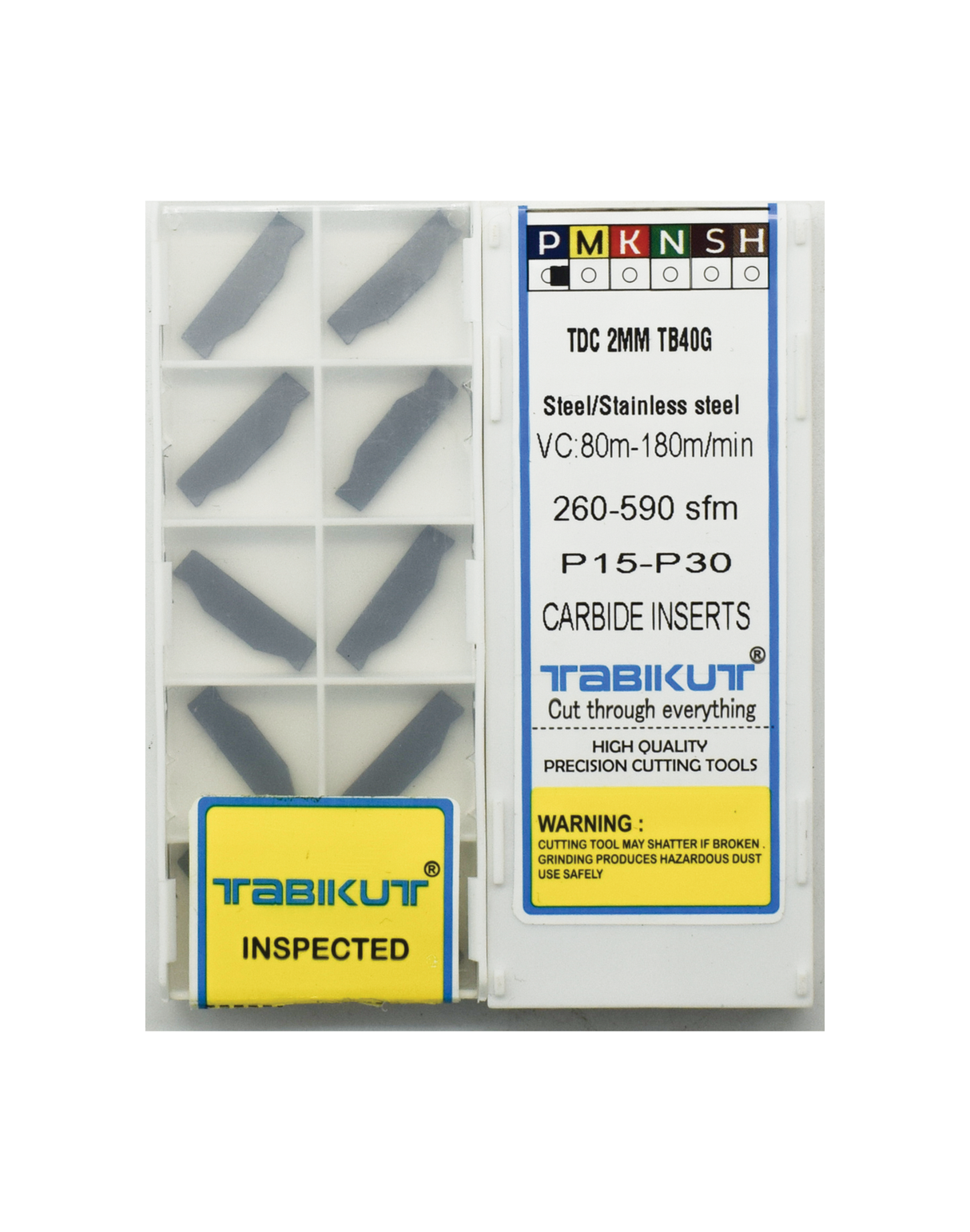 TDC Grooving Inserts 2/3/4 mm Suitable To Taegutec Holder Pack Of 10