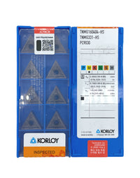 Thumbnail for Korloy TNMG160404/08 HS PC9030 carbide insert ss grade pack of 10