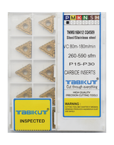 TNMG160404/08/12 CQ 4509 Chipbreaker Insert Steel Grade Of Tabikut Pack Of 10