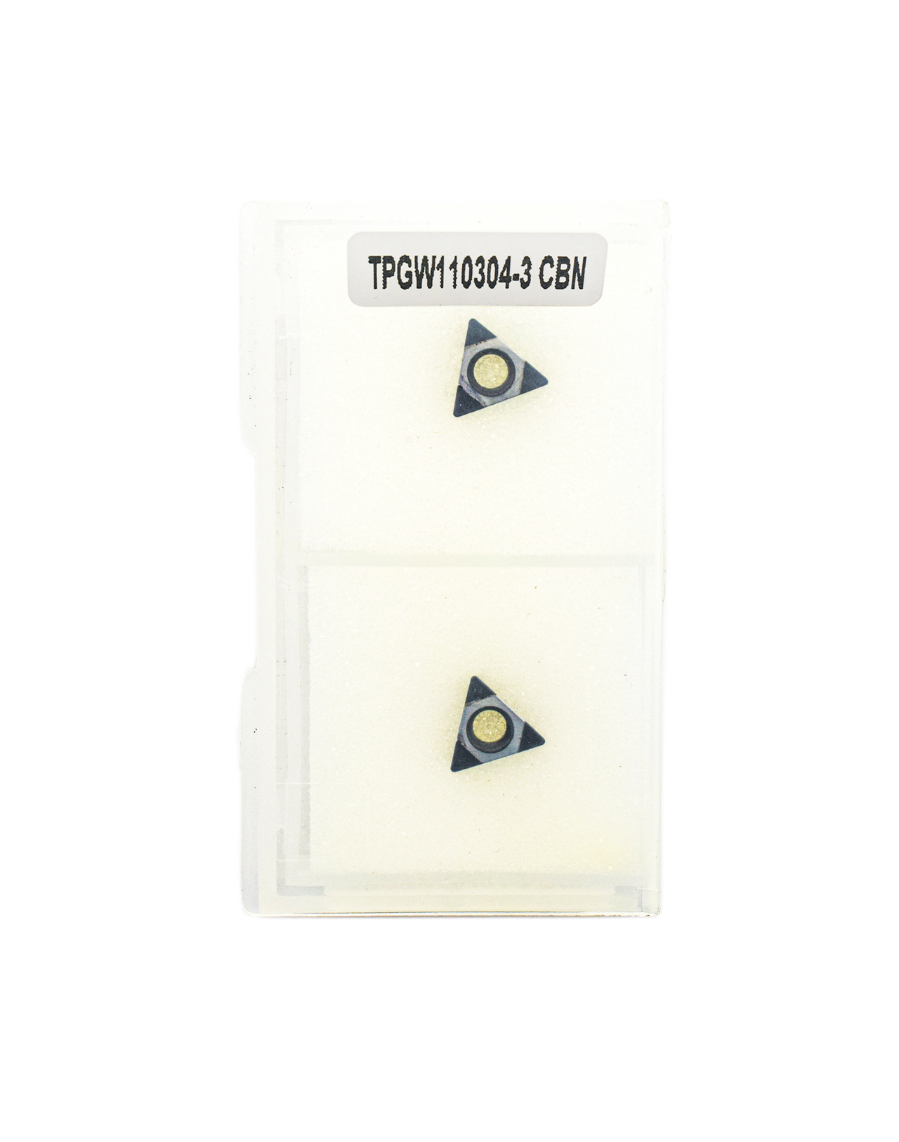 CBN TPGW110304 for HARDENED STEEL/CAST IRON machining pack of 2 inserts