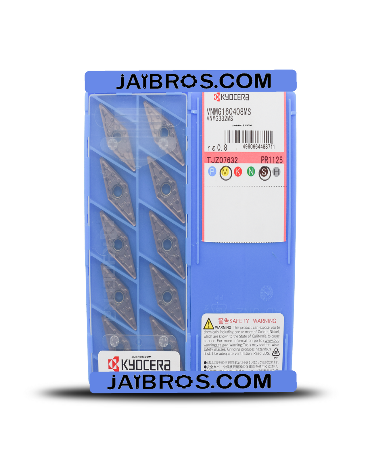 Kyocera VNMG160408 MS PR1125 Pack of 10