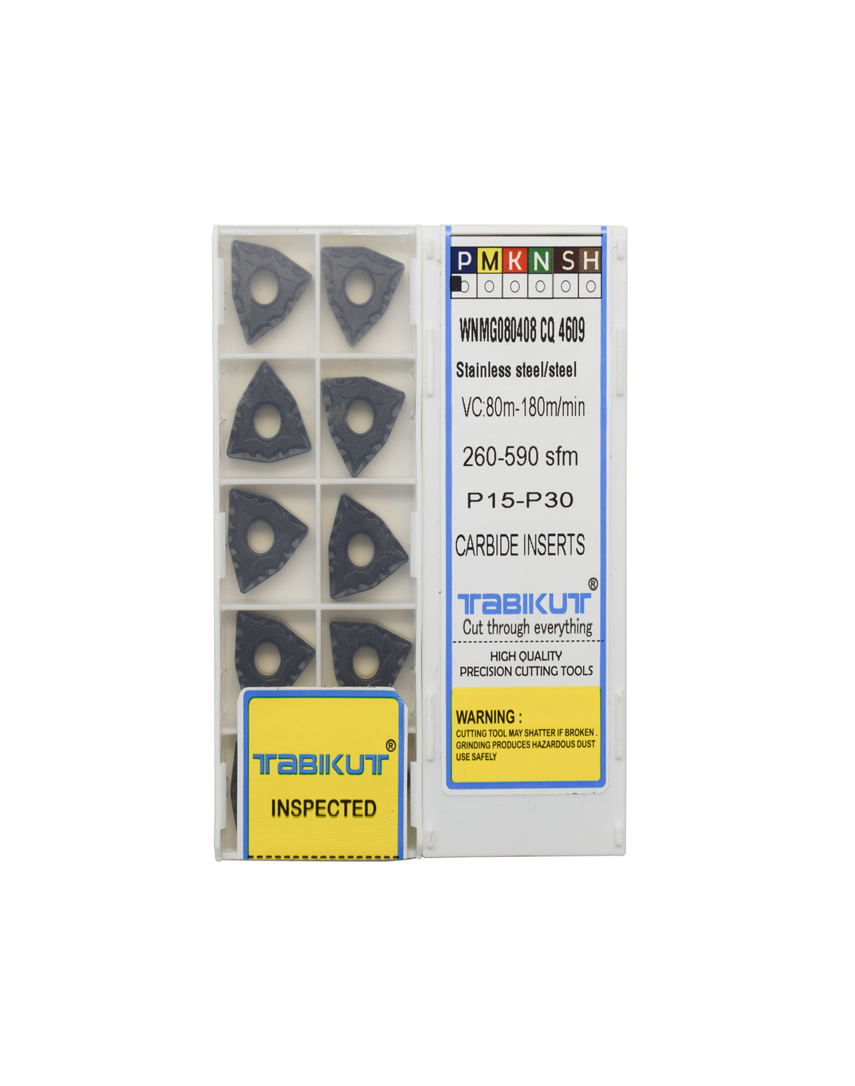 WNMG080408 CQ 4609 Chipbreaker Insert Steel Grade Of Tabikut Pack Of 10