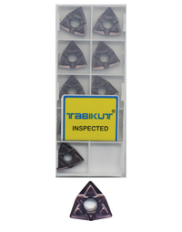 Thumbnail for WNMG08408 MF T15 TABIKUT Carbide Insert For Steel Black Pack Of 10