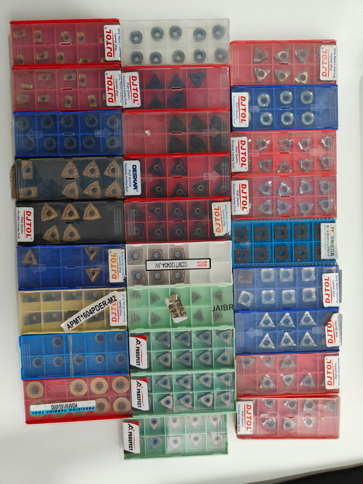 mix carbide inserts 243 pcs