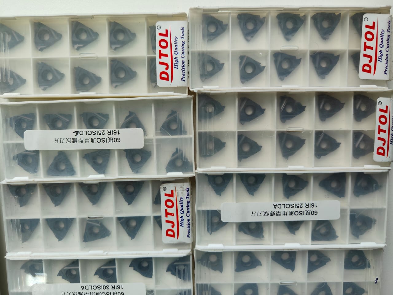 Threading inserts standard pack of 115 pcs