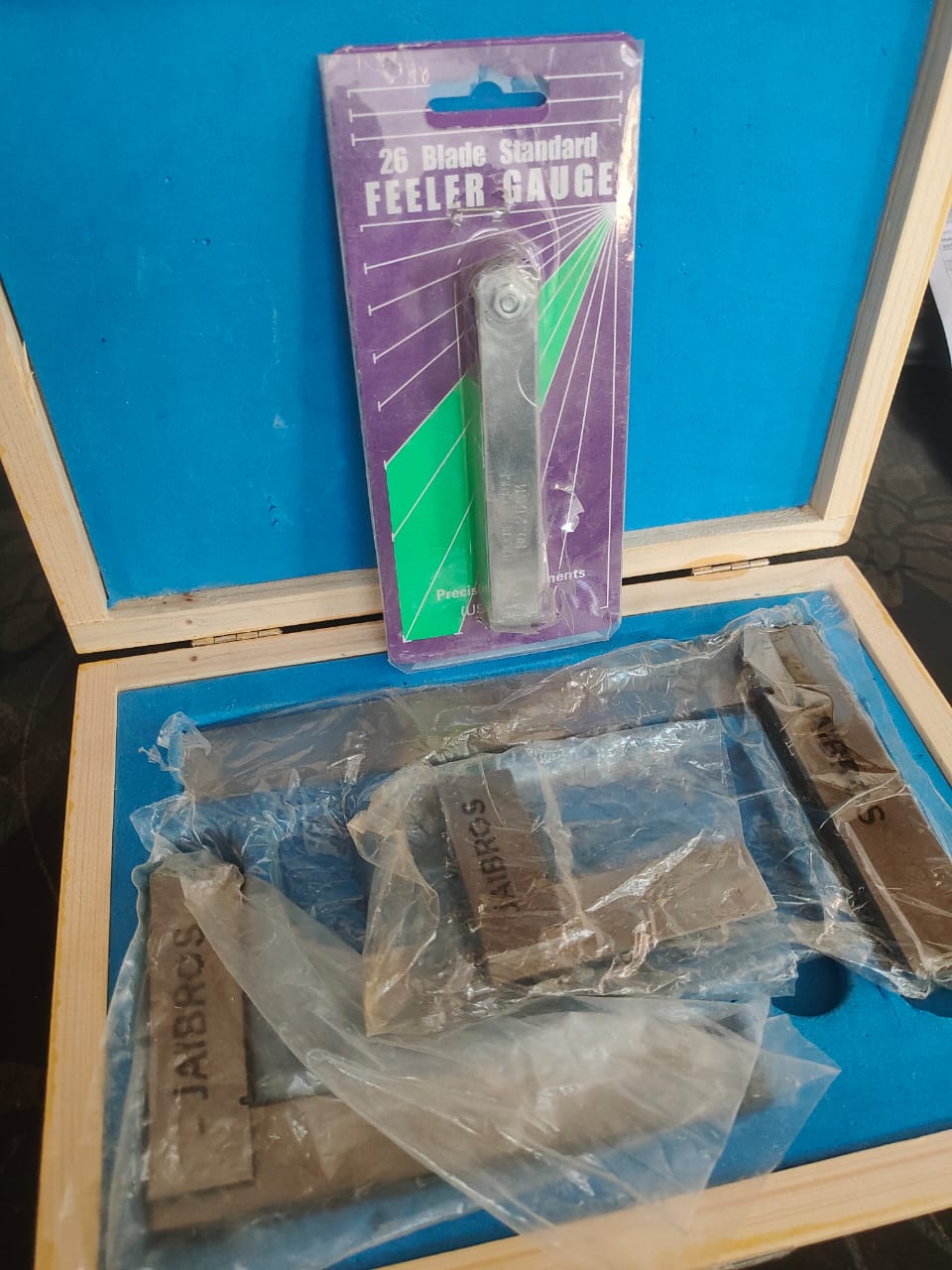 TRY SQUARE AND FEELER GAUGE DEAL