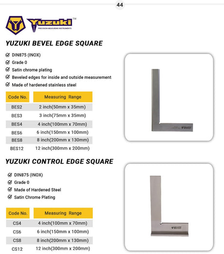 Yuzuki (Grade 0) Control Edge Square 8 Inch (200mm x 130mm)
