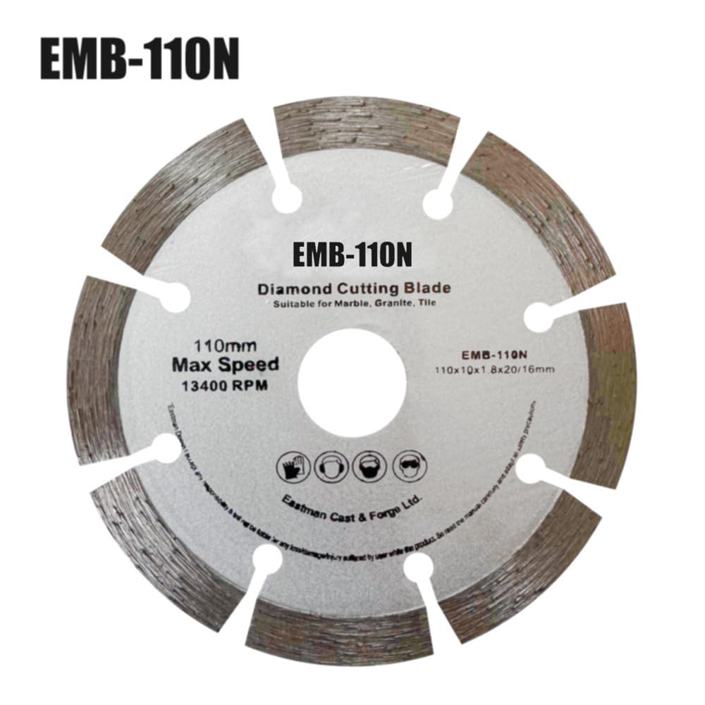 Diamond Cutting Wheel 100x10x1.8x20/16mm - Pack of 10 Pcs