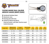 Yuzuki Inside Dial Caliper Groove Gauge (Knife Edge) 20-40mm