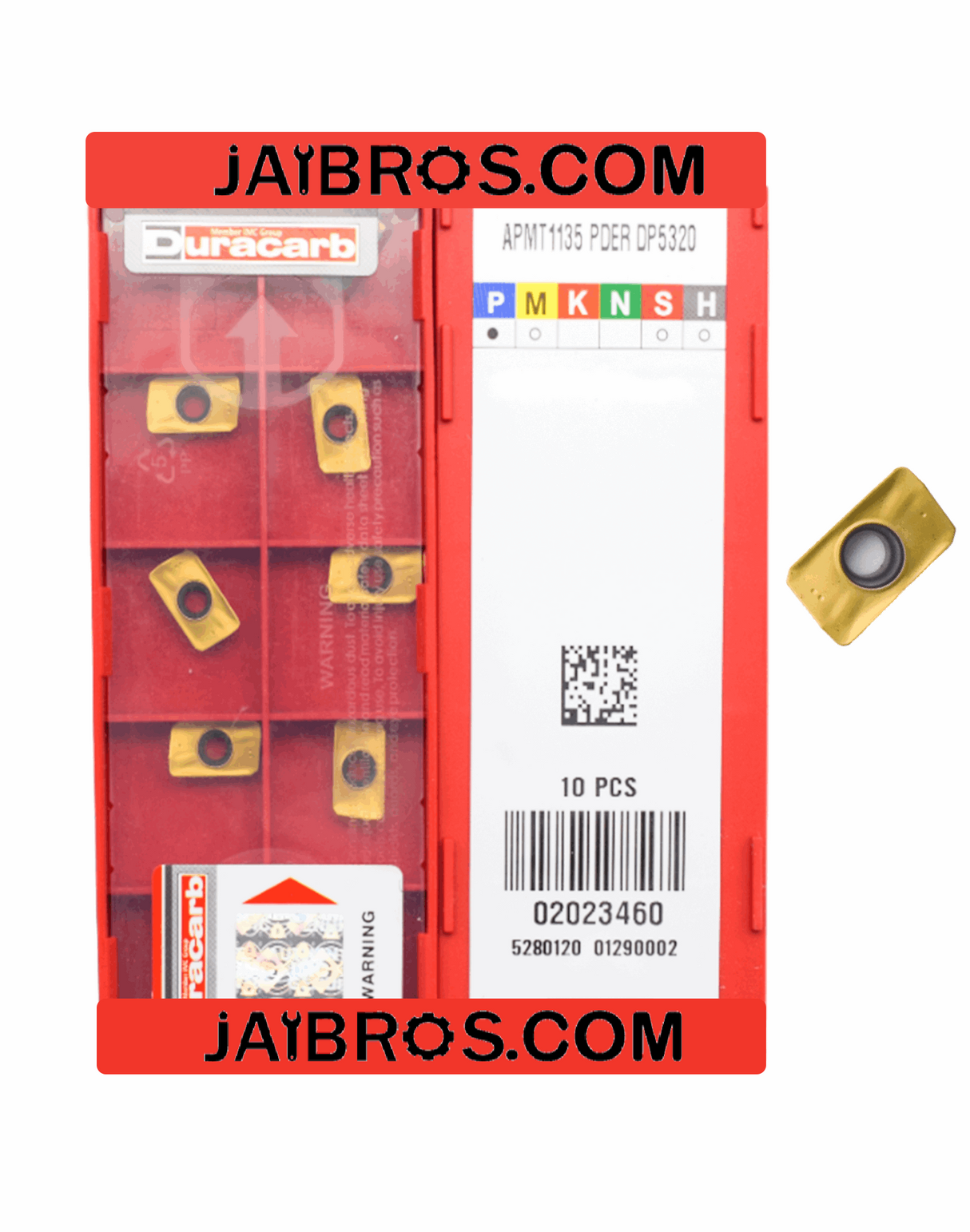 Carbide Insert APMT1135 DURACARB Brand - Jaibros