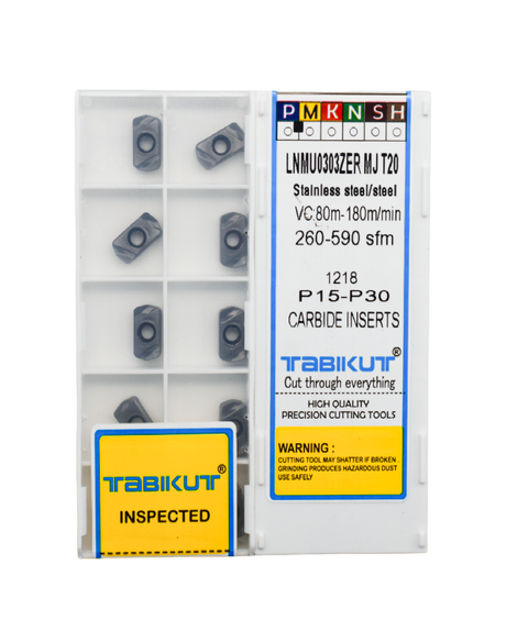 CARBIDE INSERT LNMU0303 High Feed Tabikut Brand insert pack of 10