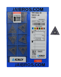 Thumbnail for Korloy TNMG160404/08 HM PC9030 carbide insert ss grade pack of 10