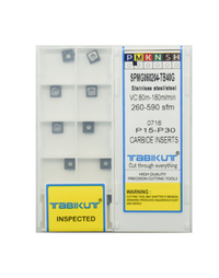Thumbnail for SPMG060204 TB40G Carbide Drilling Insert For Indexable U Drill Black Pack Of 10