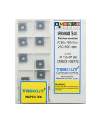 Thumbnail for SPMG090408 TB40G Carbide Drilling Insert For Indexable U Drill Black Pack Of 10