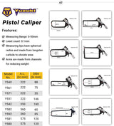 Yuzuki Pistol Caliper Y540
