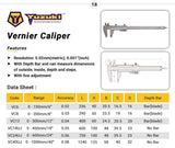 Vernier Caliper 150mm/6 Inch