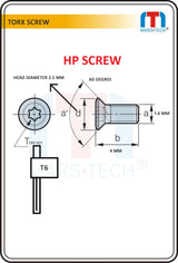 Torx Screw 1.6x4 mm