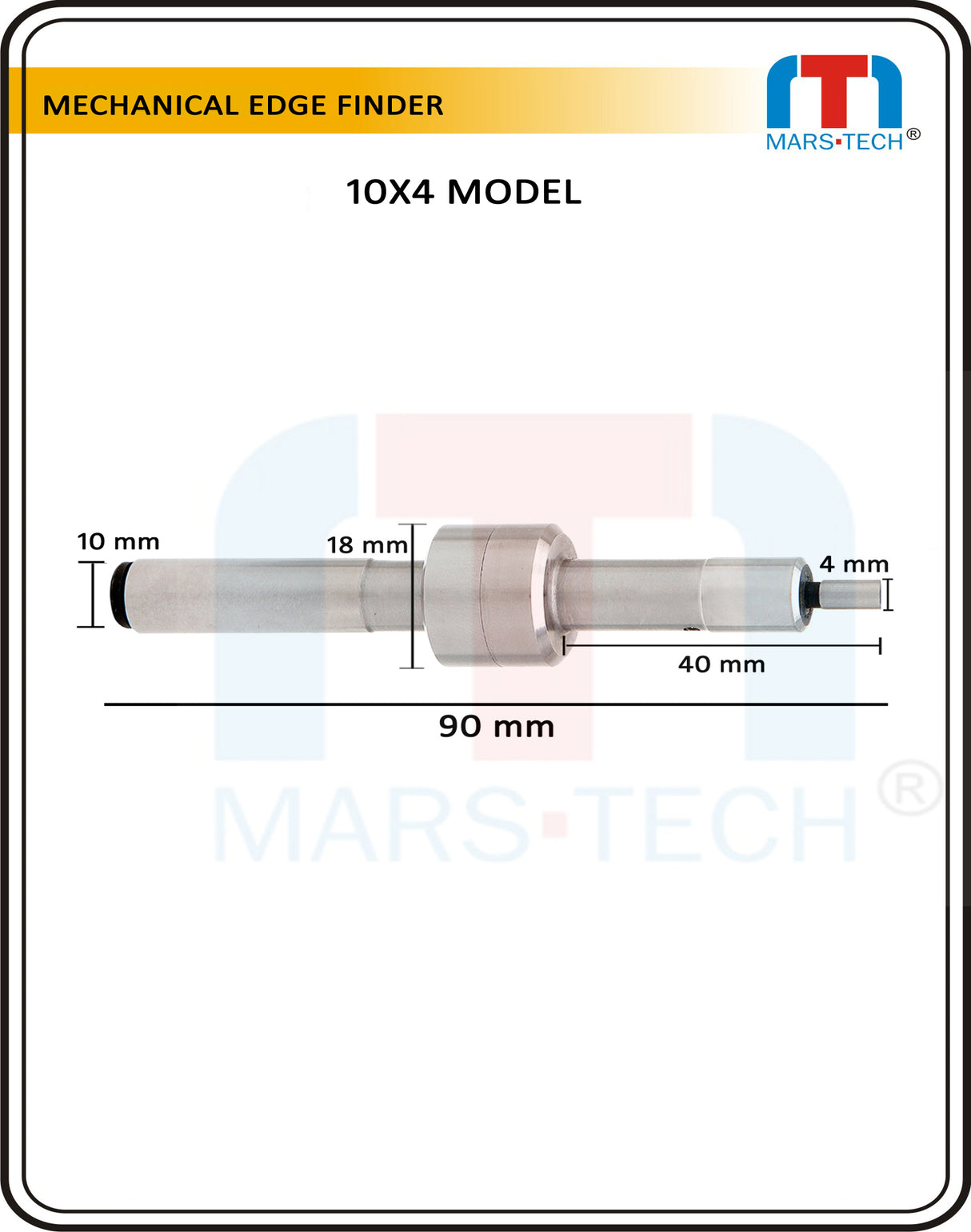 Mechanical Edge Finder 10x4 mm