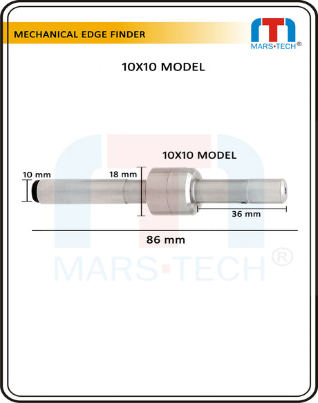 Mechanical Edge Finder 10x10 MM