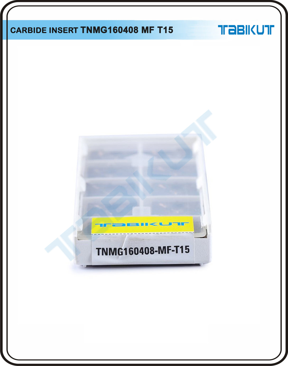 TNMG160408 MF T15 TABIKUT carbide insert